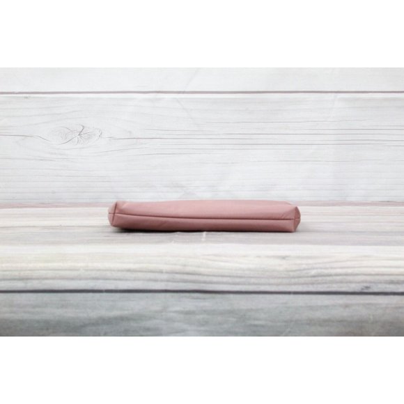 Kate Spade Pink Nylon Leather Handle Double Zip Purse Wristlet - Picture 6 of 9